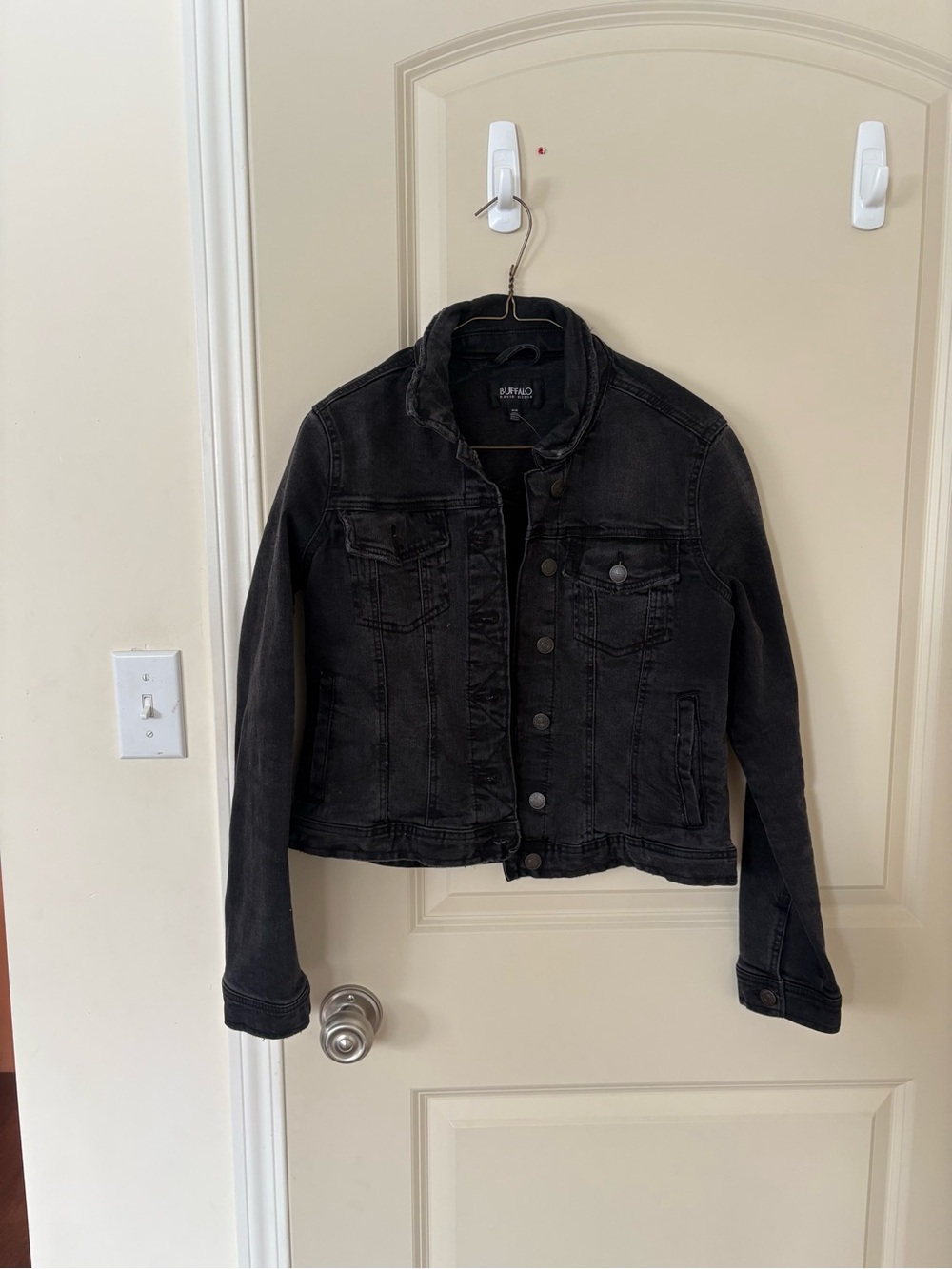 Buffalo David Bitton Black Denim Jean Jacket
